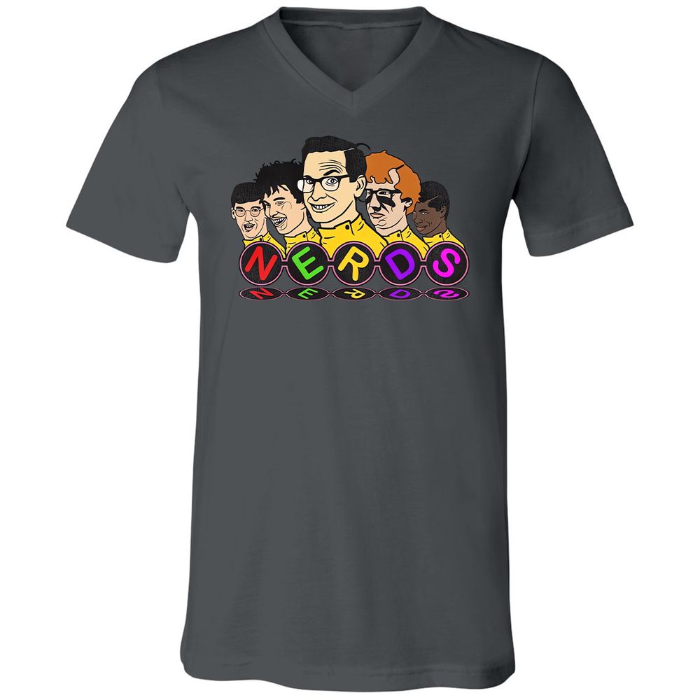 Unisex V-Neck T-Shirt - 72EFL3T2 - Asphalt - 12