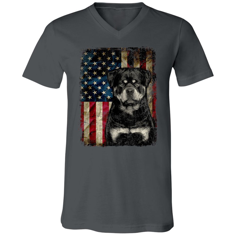 Unisex V-Neck T-Shirt - AXD486L6 - Asphalt - 12