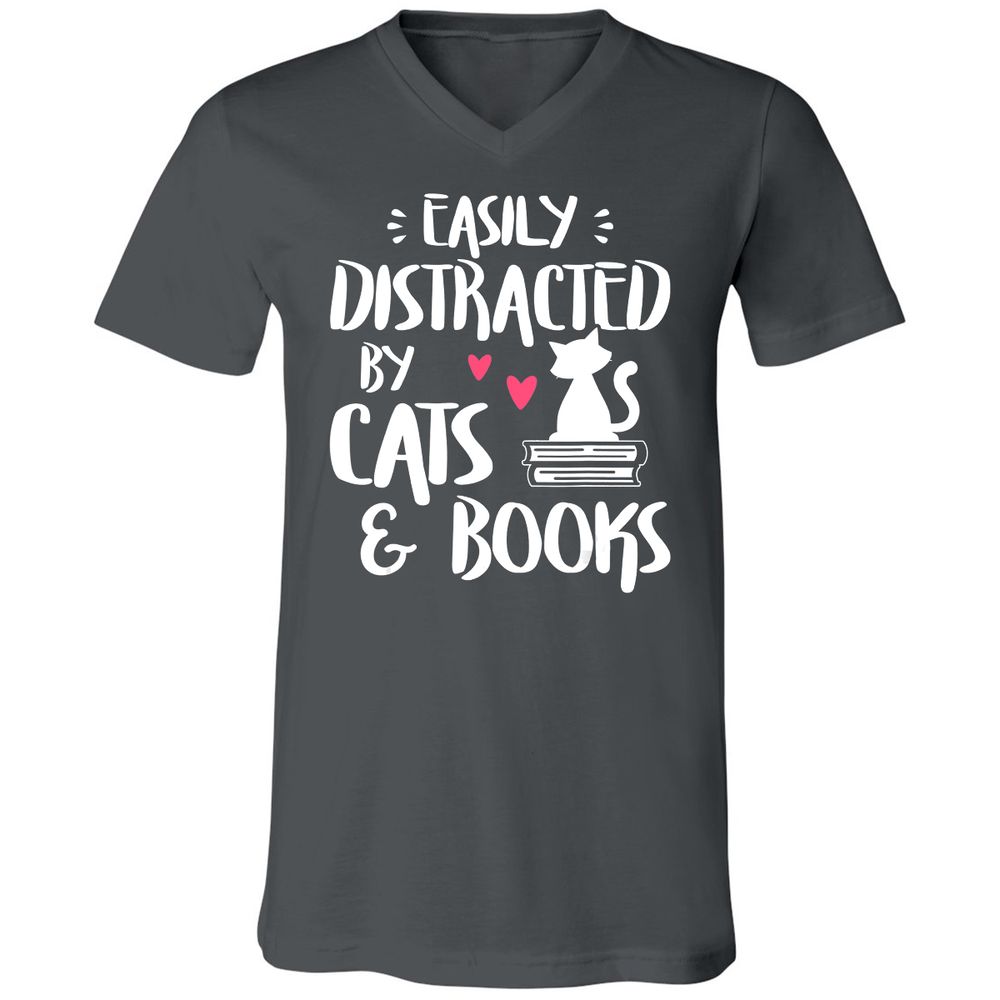 Unisex V-Neck T-Shirt - ERV53A22 - Asphalt - 12