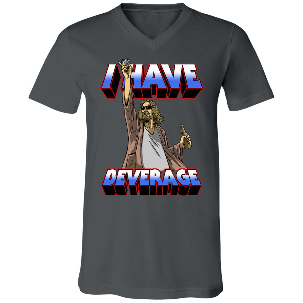 Unisex V-Neck T-Shirt - WA3GP9EA - Asphalt - 12