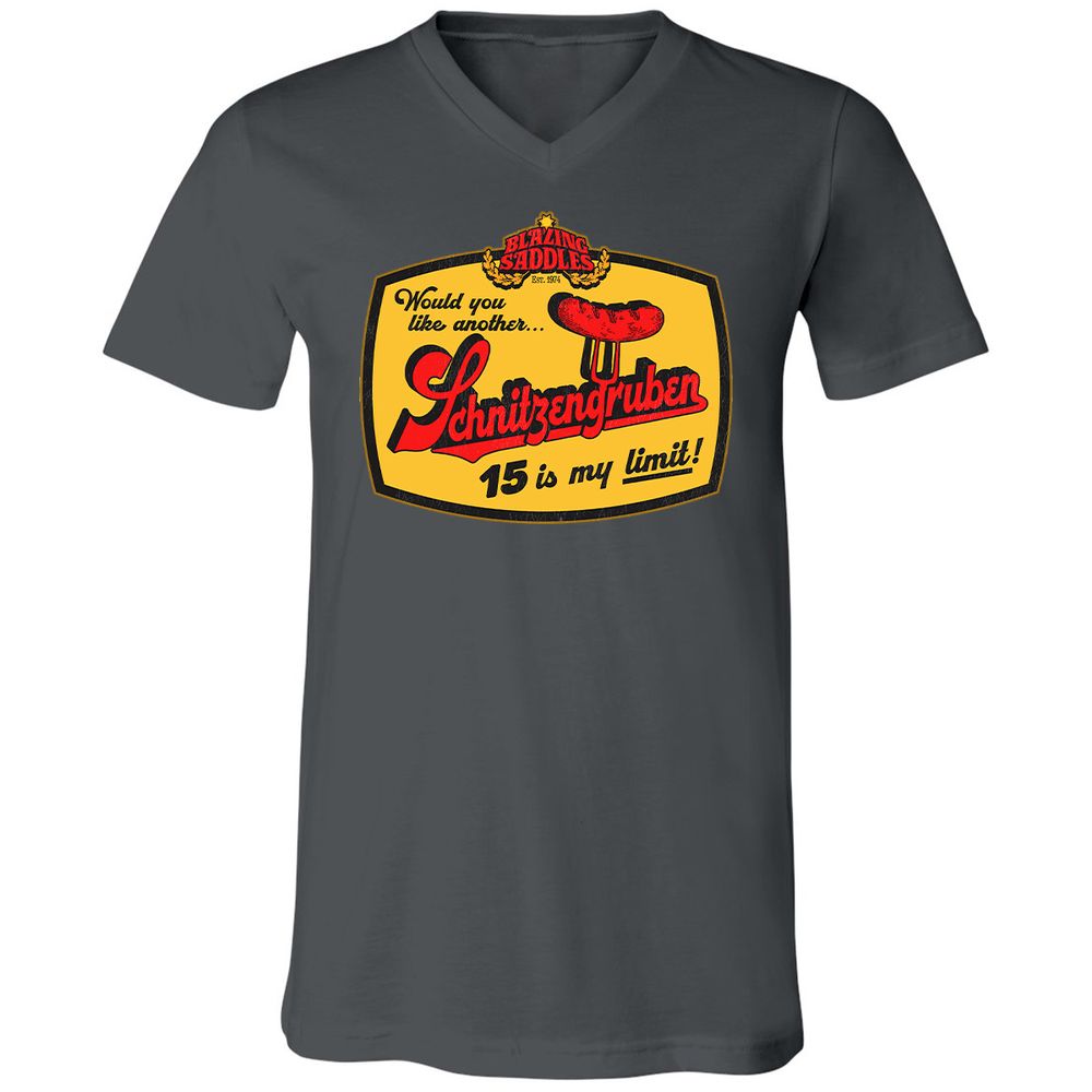 Unisex V-Neck T-Shirt - BSTA7B6U - Asphalt - 12