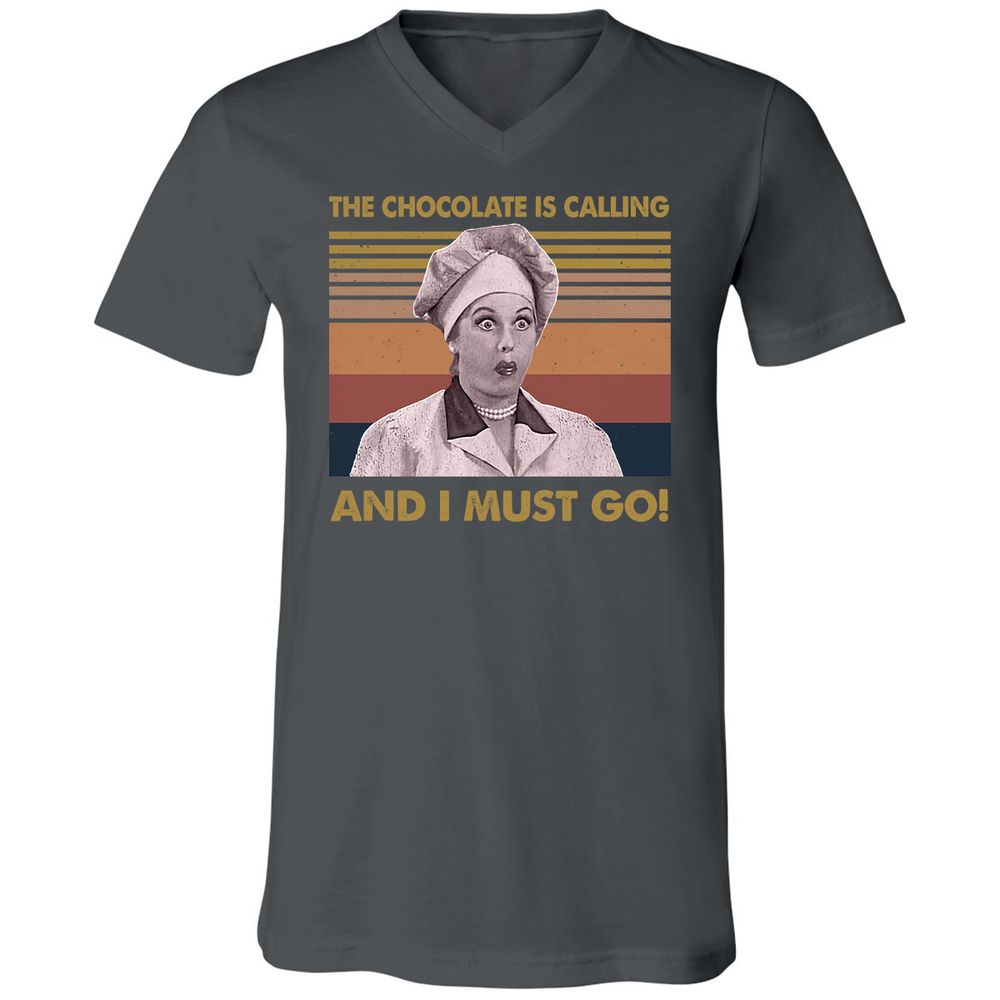 Unisex V-Neck T-Shirt - NQJJEM7R - Asphalt - 12