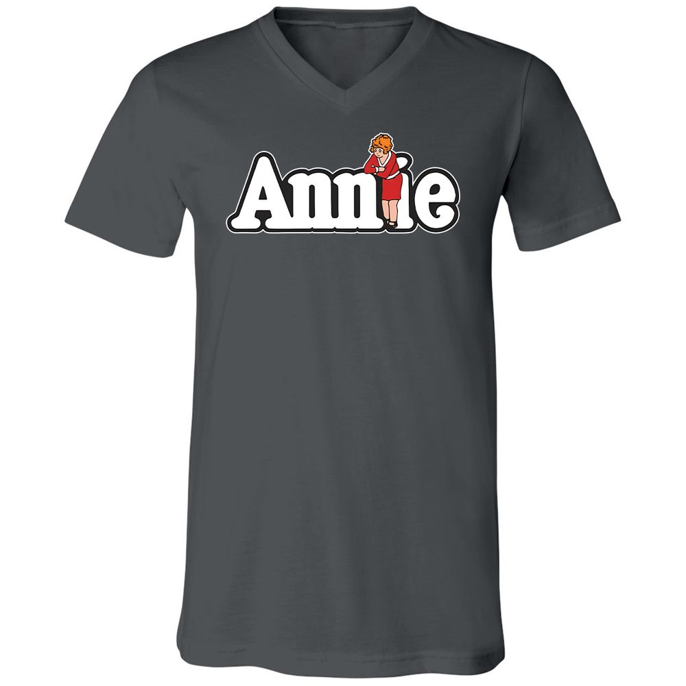 Unisex V-Neck T-Shirt - NQG1NV8N - Asphalt - 12