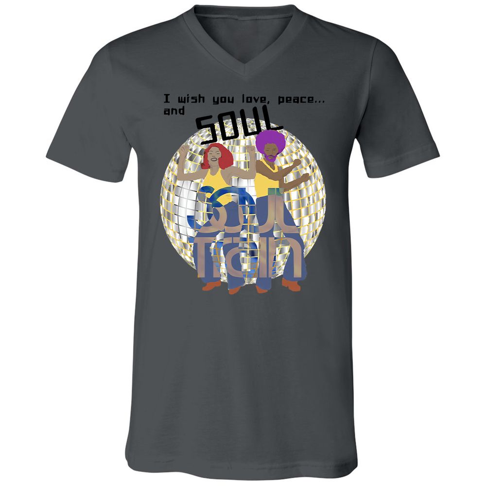Unisex V-Neck T-Shirt - MTVVW1AJ - Asphalt - 12