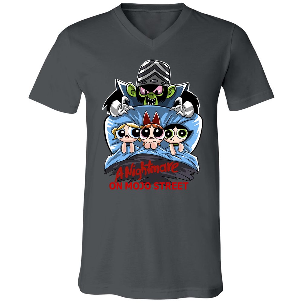 Unisex V-Neck T-Shirt - DC7TEKXX - Asphalt - 12