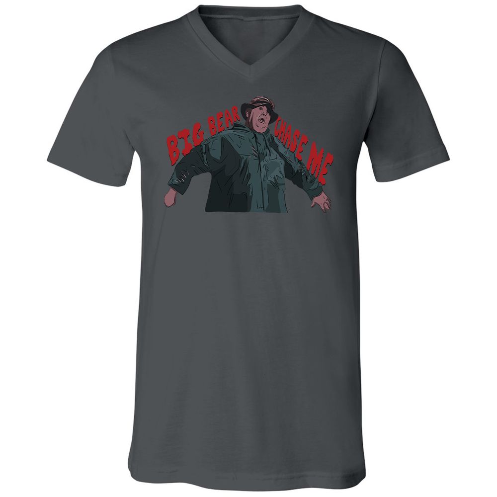 Unisex V-Neck T-Shirt - KVU79UR3 - Asphalt - 12