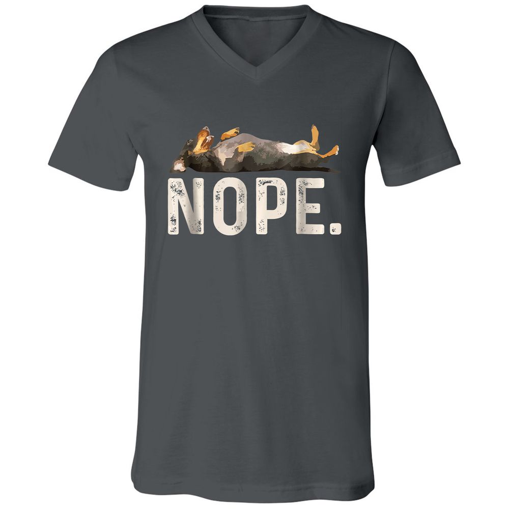 Unisex V-Neck T-Shirt - SVSUFBLT - Asphalt - 12