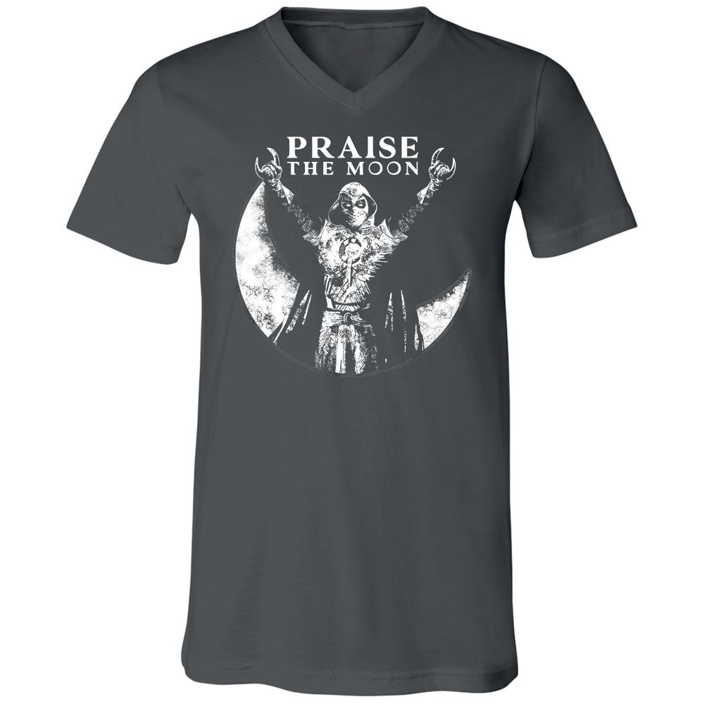 Unisex V-Neck T-Shirt - R1N1REXV - Asphalt - 12