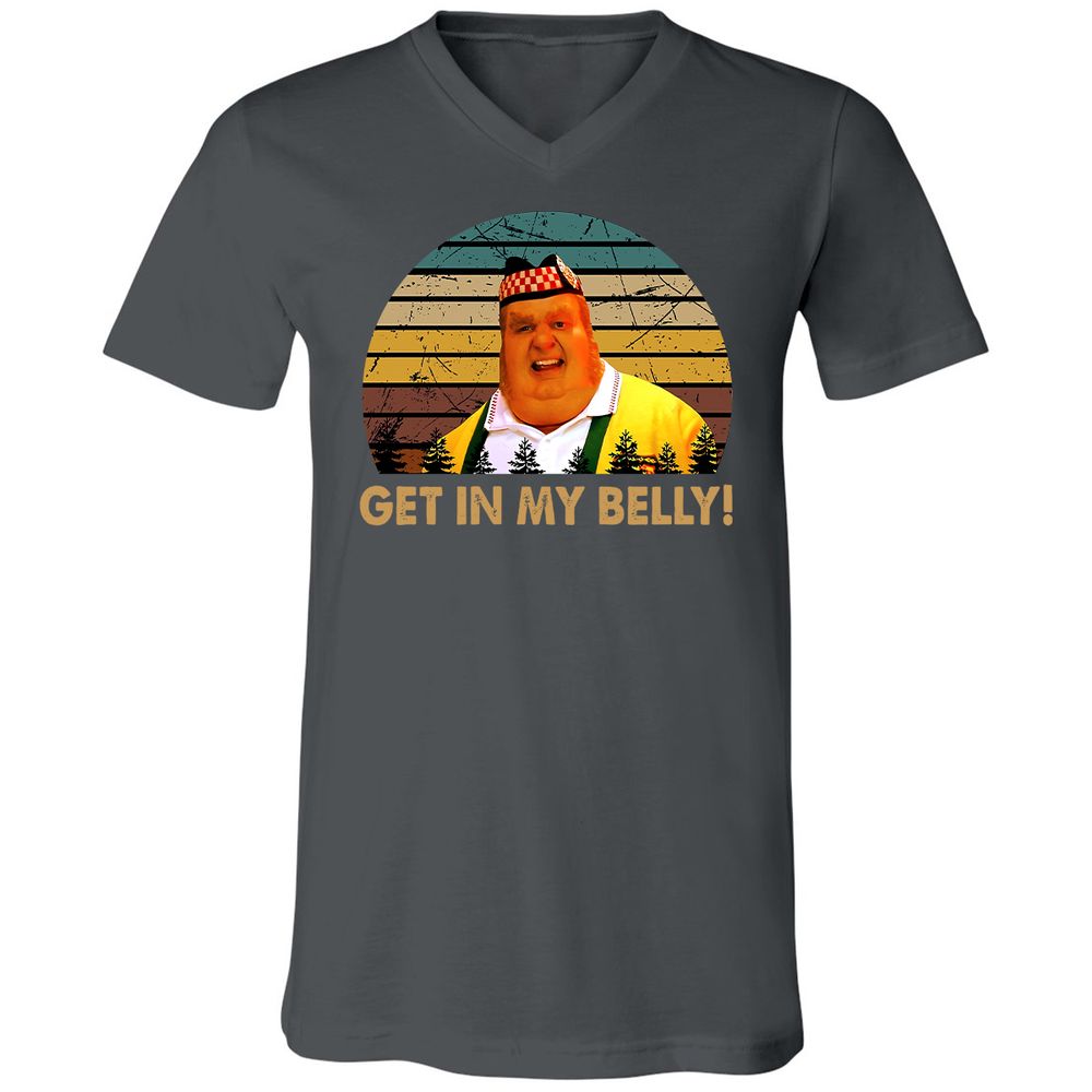 Unisex V-Neck T-Shirt - G2CSV9EY - Asphalt - 12