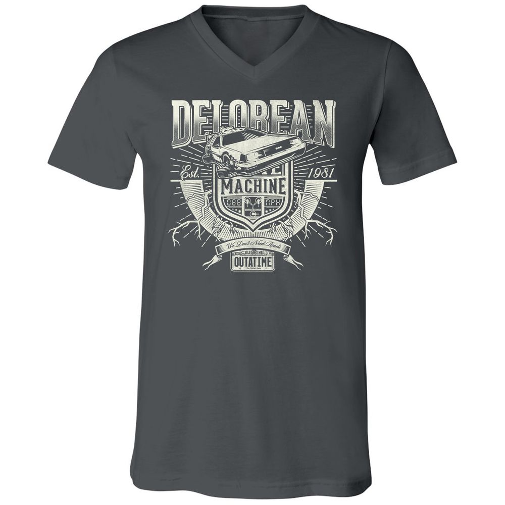 Unisex V-Neck T-Shirt - PP26DP5Q - Asphalt - 12