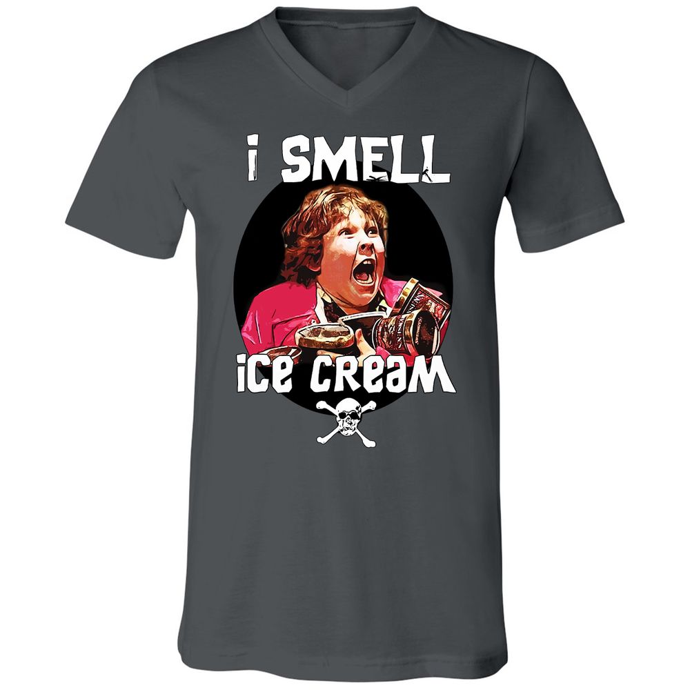 Unisex V-Neck T-Shirt - W488UG2D - Asphalt - 12