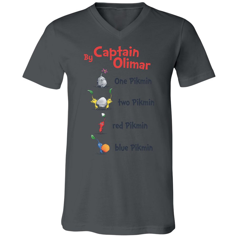 Unisex V-Neck T-Shirt - KH8FSEPL - Asphalt - 12