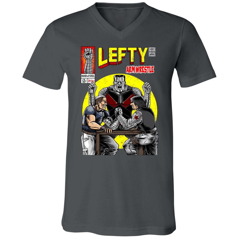 Unisex V-Neck T-Shirt - VCAPWR15 - Asphalt - 12