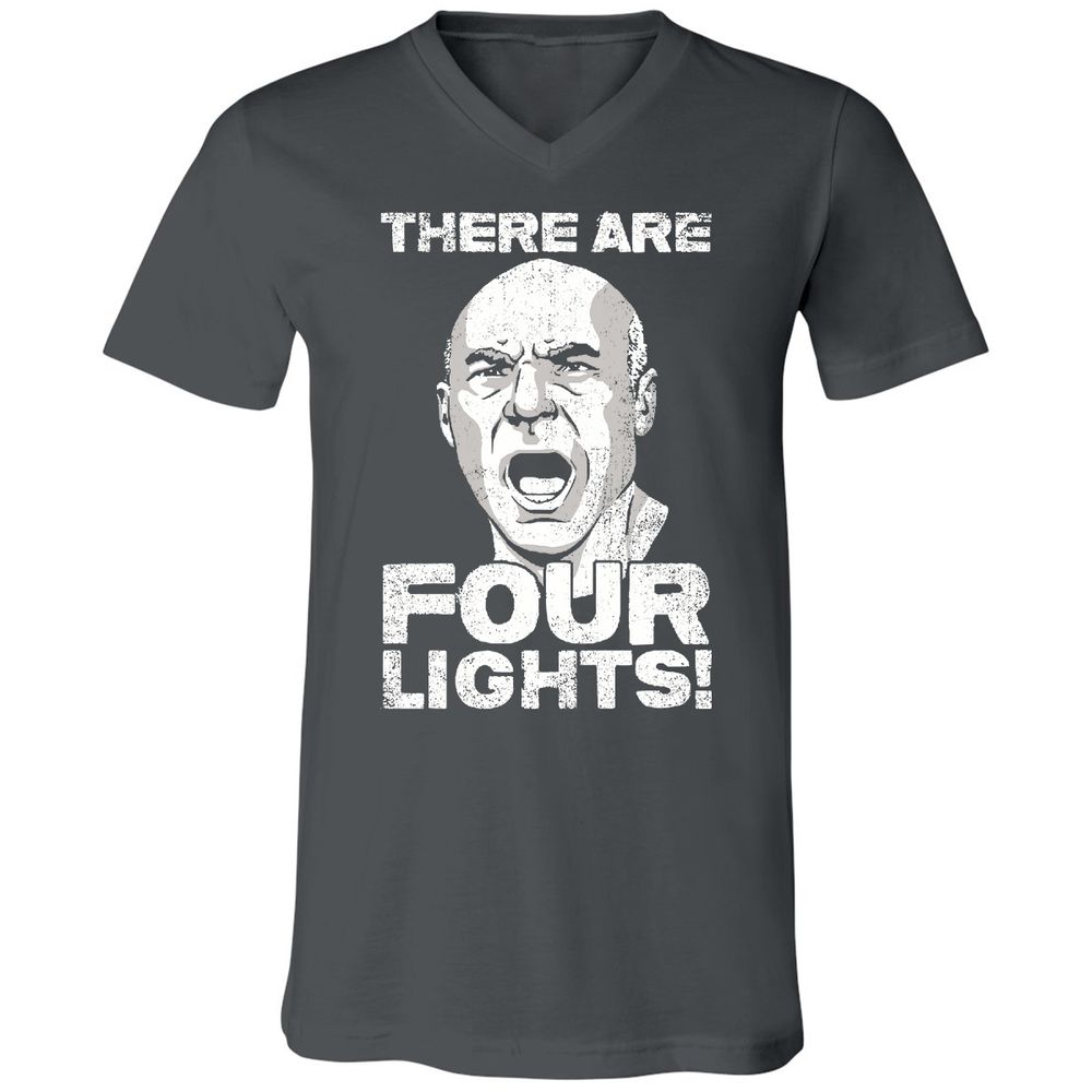 Unisex V-Neck T-Shirt - UJB6M7B7 - Asphalt - 12