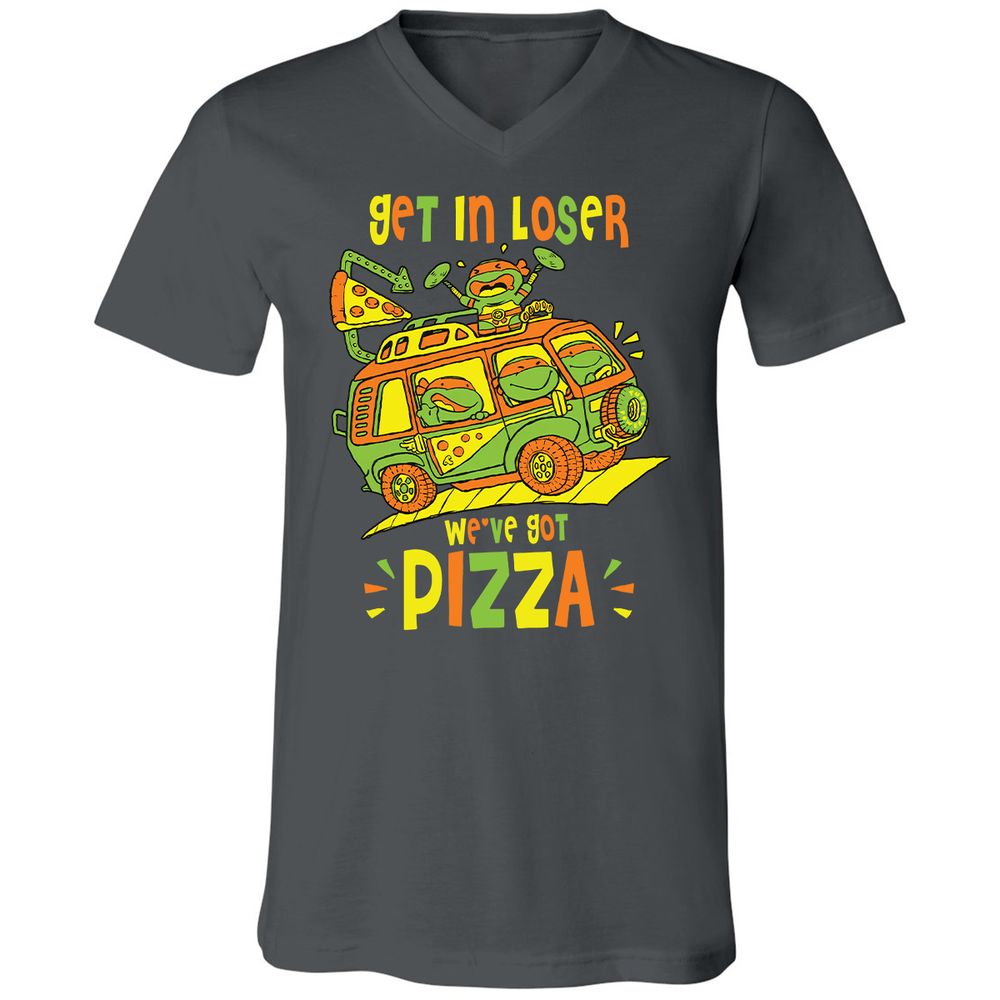 Unisex V-Neck T-Shirt - JACFERP9 - Asphalt - 12