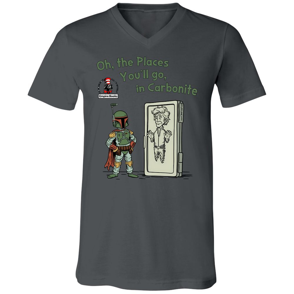 Unisex V-Neck T-Shirt - 1AVBPXN4 - Asphalt - 12