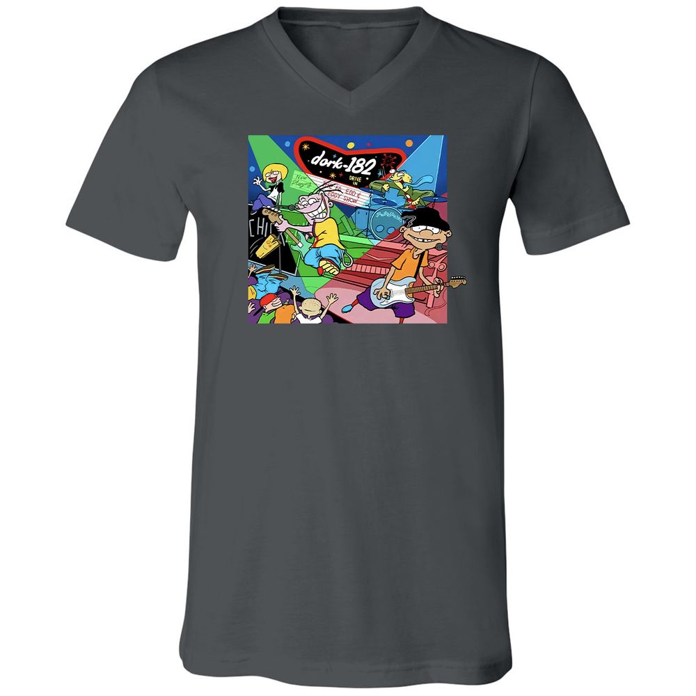 Unisex V-Neck T-Shirt - C5D5STCT - Asphalt - 12