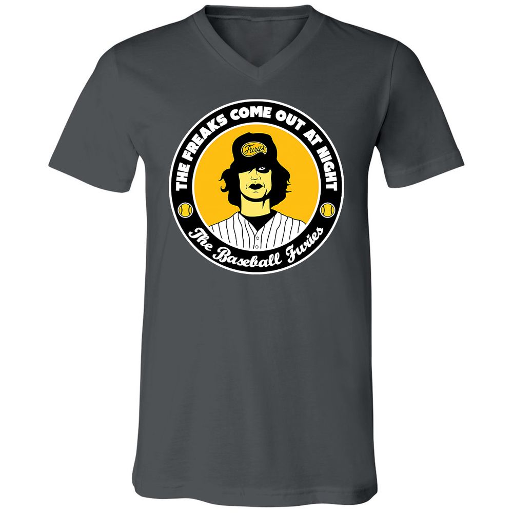 Unisex V-Neck T-Shirt - LVYPQWQS - Asphalt - 12