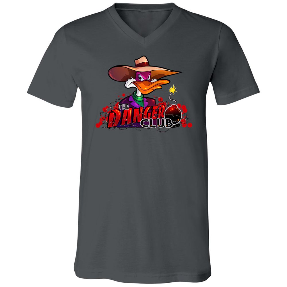 Unisex V-Neck T-Shirt - RWCKX19B - Asphalt - 12