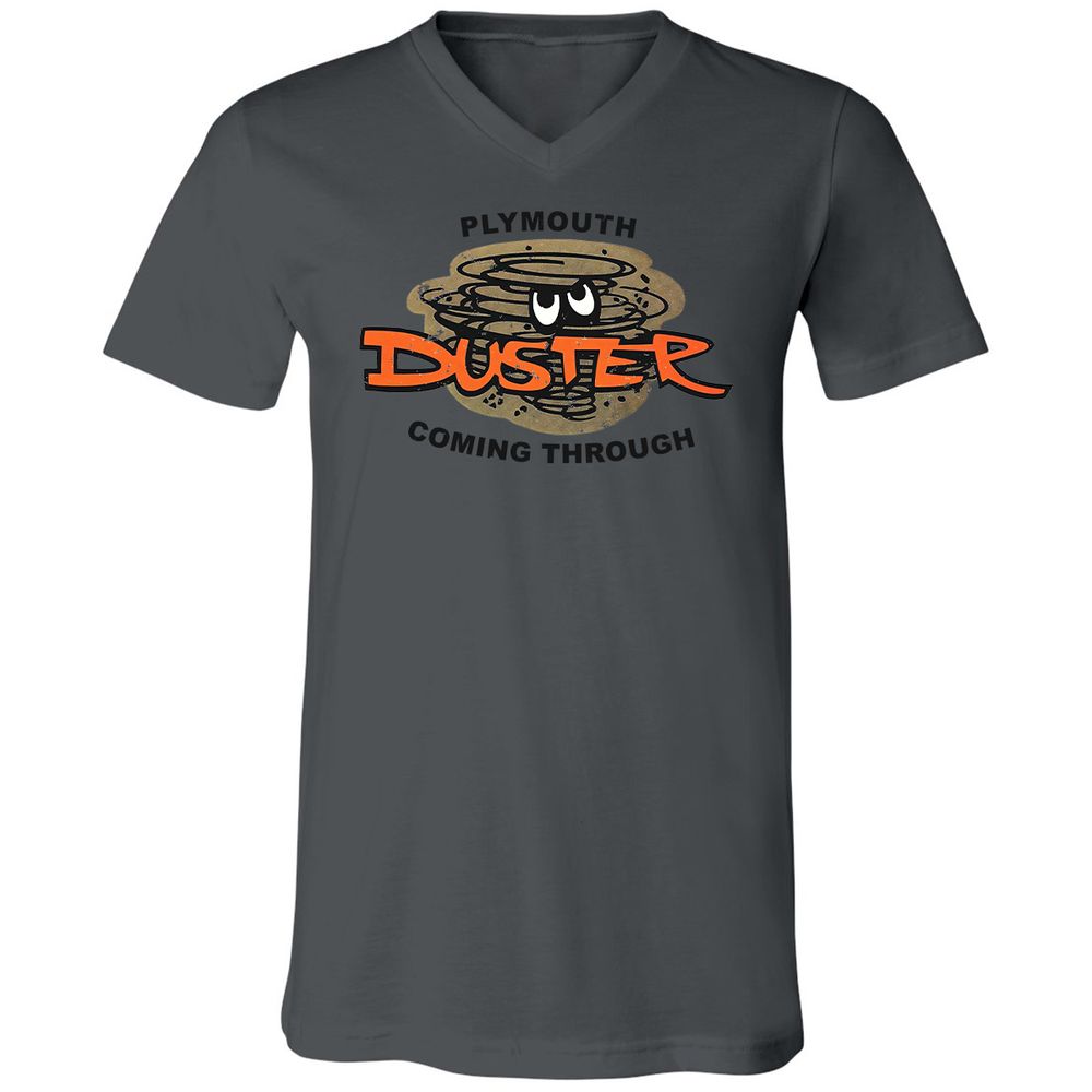 Unisex V-Neck T-Shirt - C3EGB4N4 - Asphalt - 12