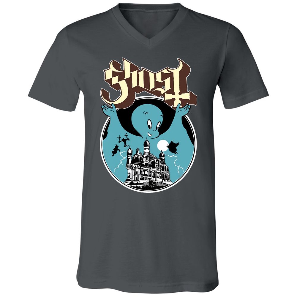 Unisex V-Neck T-Shirt - JWCS5191 - Asphalt - 12