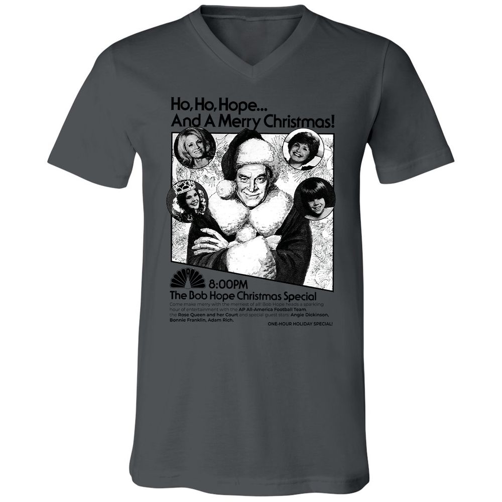 Unisex V-Neck T-Shirt - UJVG6X6C - Asphalt - 12