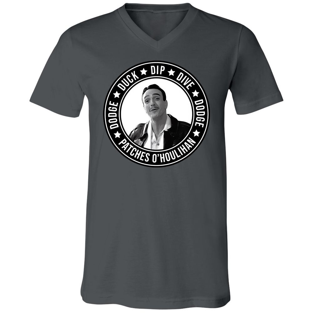 Unisex V-Neck T-Shirt - WHCH8HE1 - Asphalt - 12