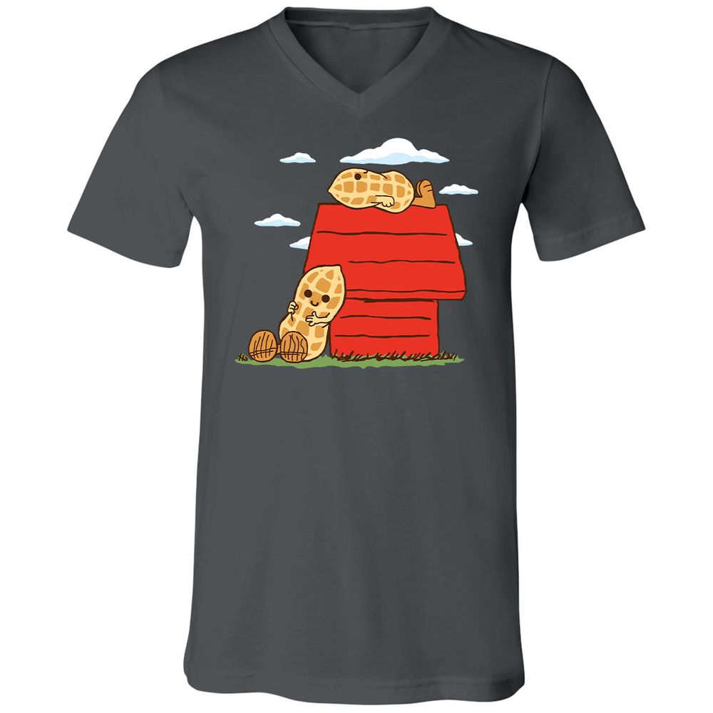 Unisex V-Neck T-Shirt - F8UHPUED - Asphalt - 12