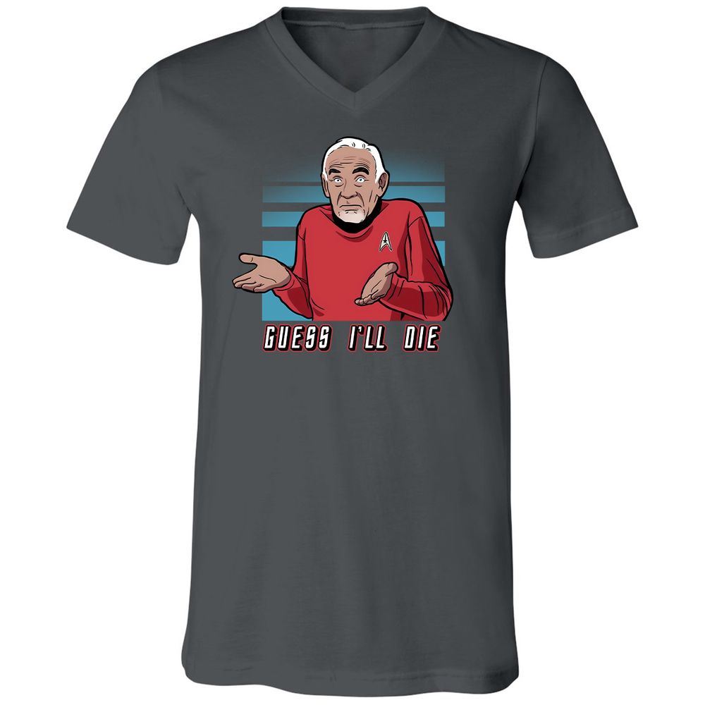 Unisex V-Neck T-Shirt - R2EXTKL5 - Asphalt - 12