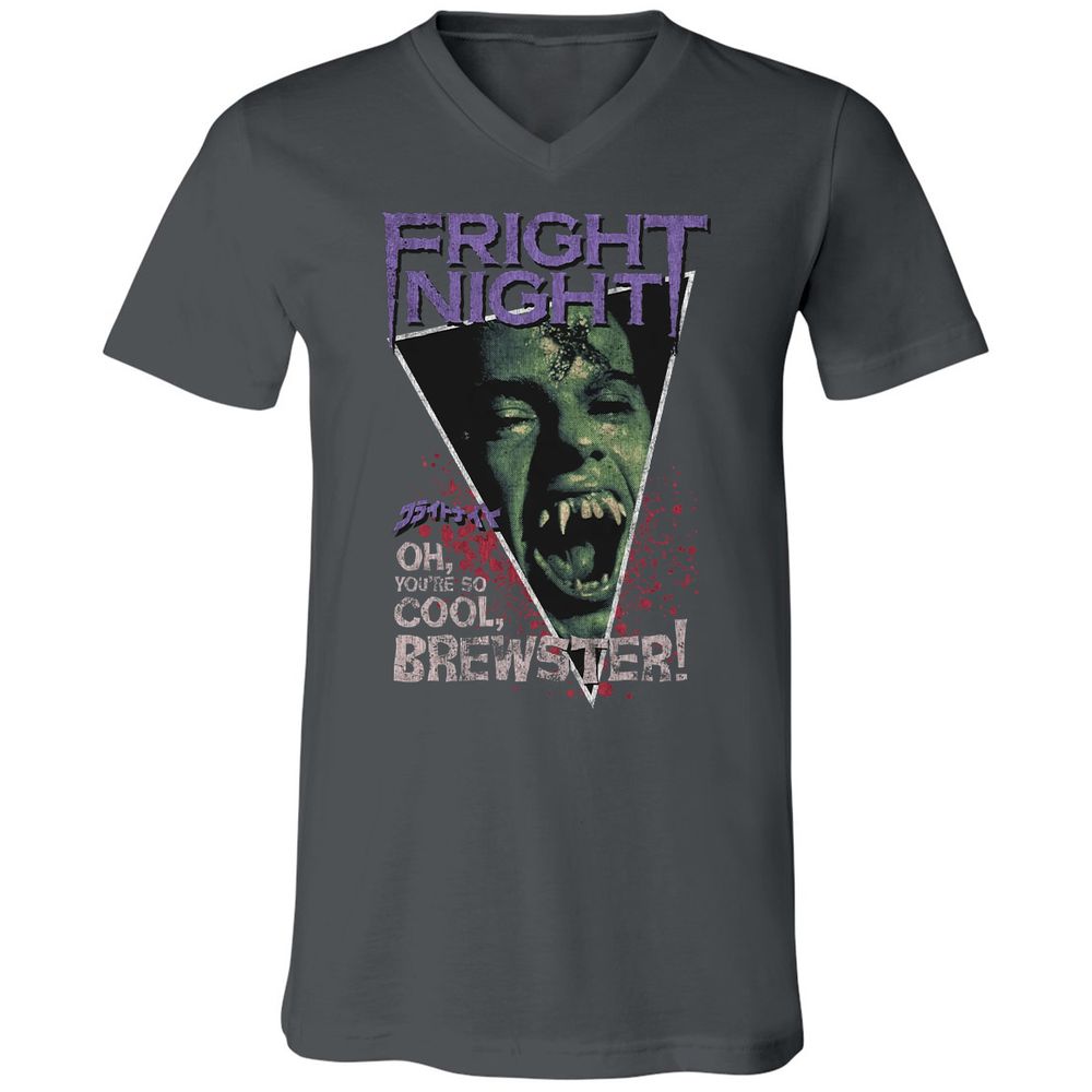 Unisex V-Neck T-Shirt - P46LCXEX - Asphalt - 12