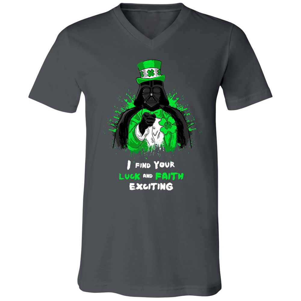 Unisex V-Neck T-Shirt - AVUAW3U3 - Asphalt - 12