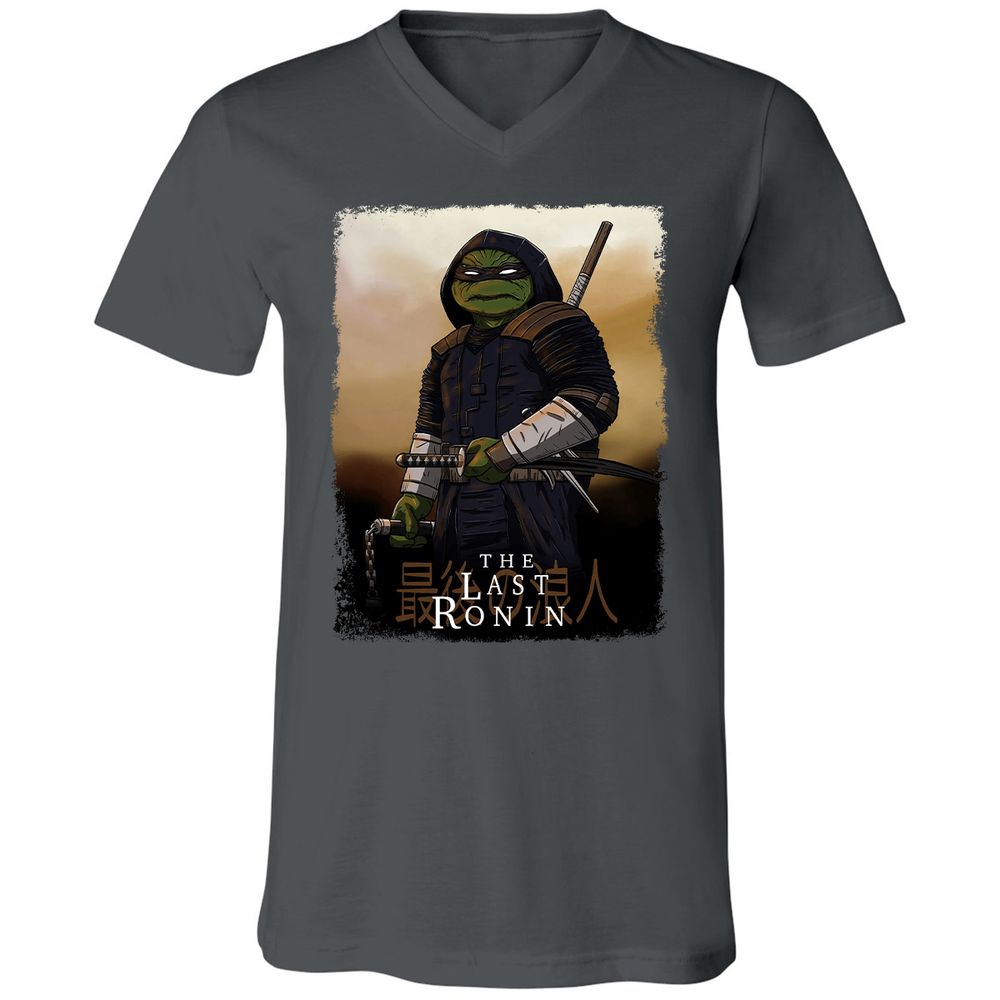 Unisex V-Neck T-Shirt - E2UE1HBU - Asphalt - 12