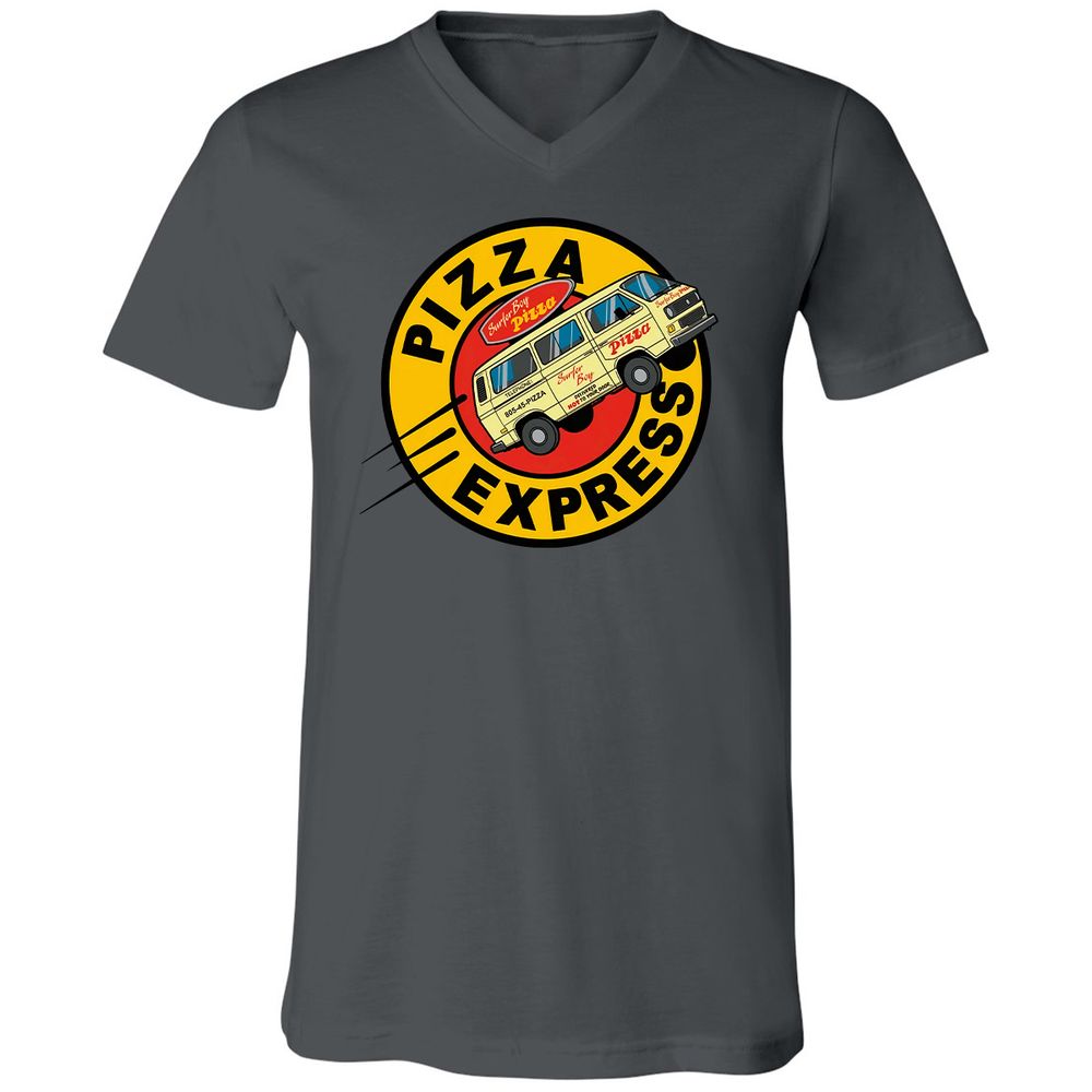 Unisex V-Neck T-Shirt - BYL4VUUR - Asphalt - 12