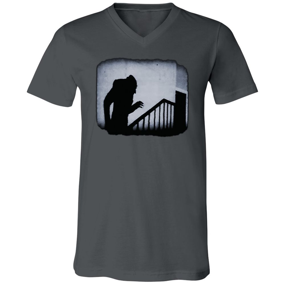Unisex V-Neck T-Shirt - 2HDFAB66 - Asphalt - 12