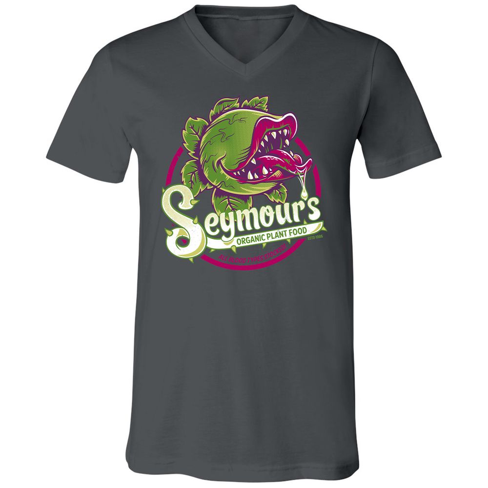 Unisex V-Neck T-Shirt - XXRWZJ1Z - Asphalt - 12