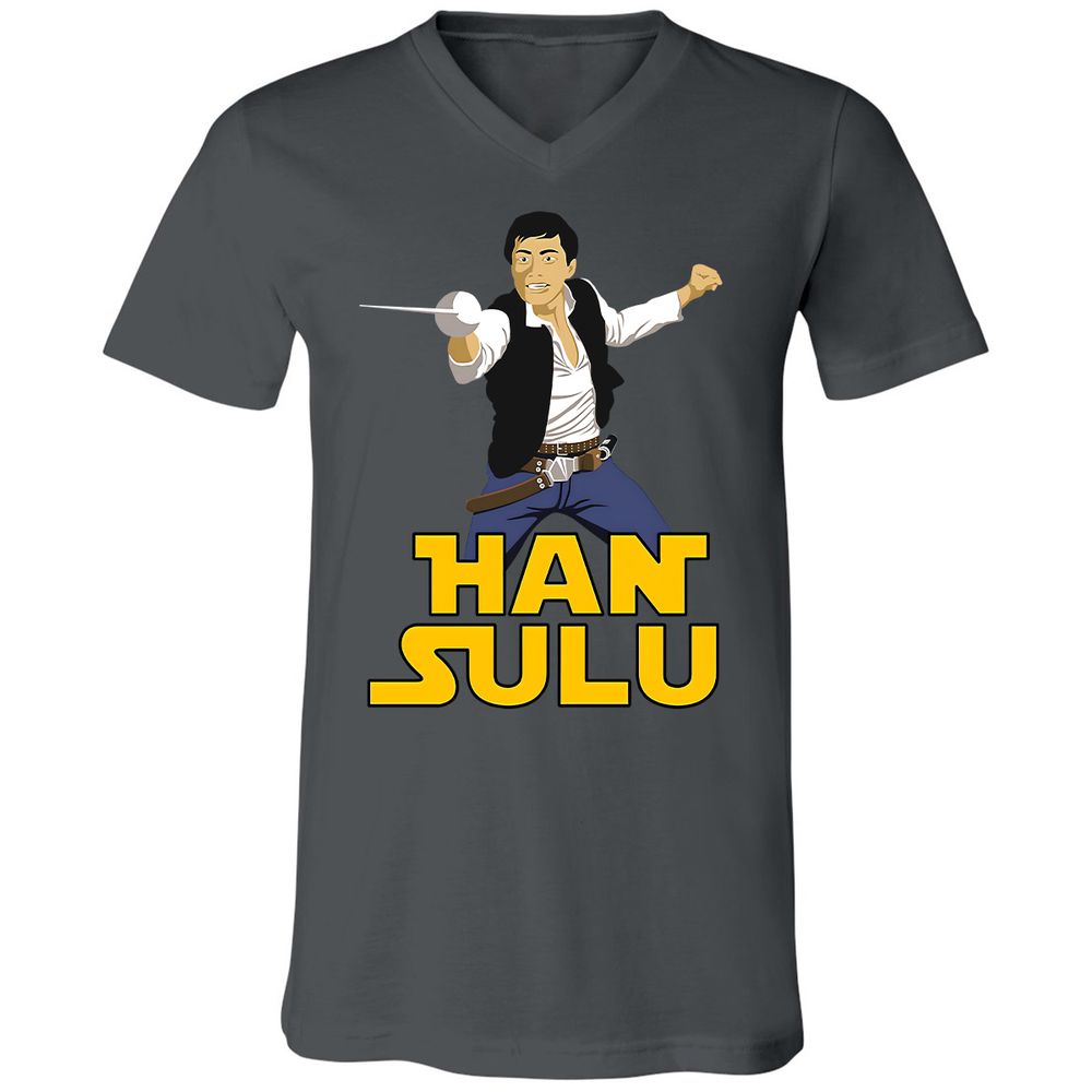 Unisex V-Neck T-Shirt - RSD75WNW - Asphalt - 12