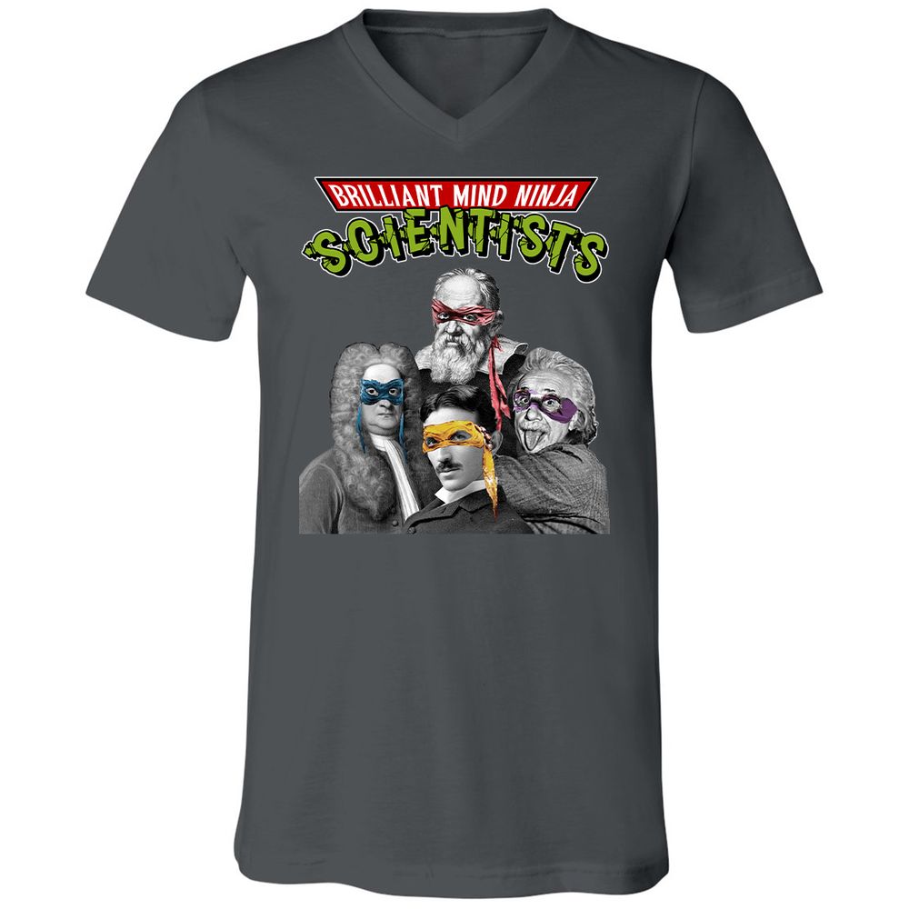 Unisex V-Neck T-Shirt - V48F1S6Y - Asphalt - 12