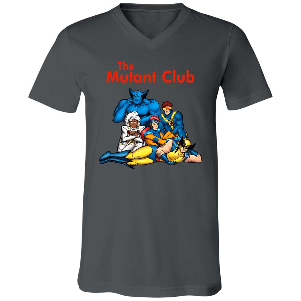 Unisex V-Neck T-Shirt - 48X8KQ5Z - Asphalt - 12