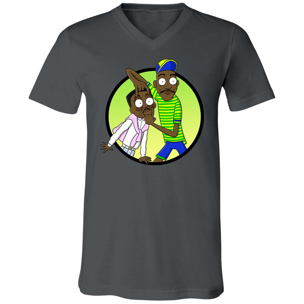 Unisex V-Neck T-Shirt - R871CSAD - Asphalt - 12