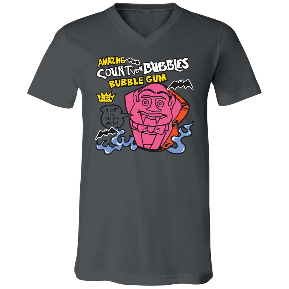 Unisex V-Neck T-Shirt - M7GB3AB6 - Asphalt - 12