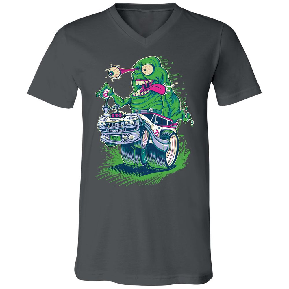 Unisex V-Neck T-Shirt - UR56R44M - Asphalt - 12