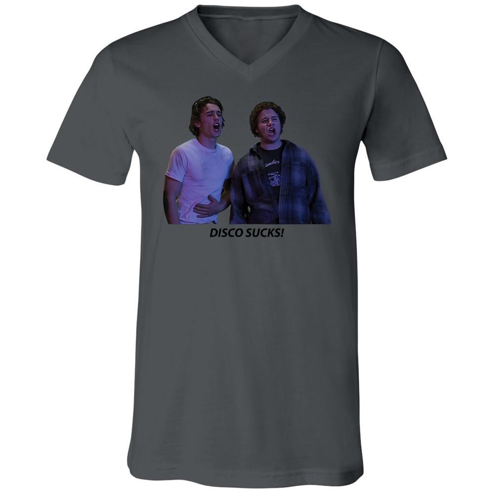 Unisex V-Neck T-Shirt - VY396GWP - Asphalt - 12