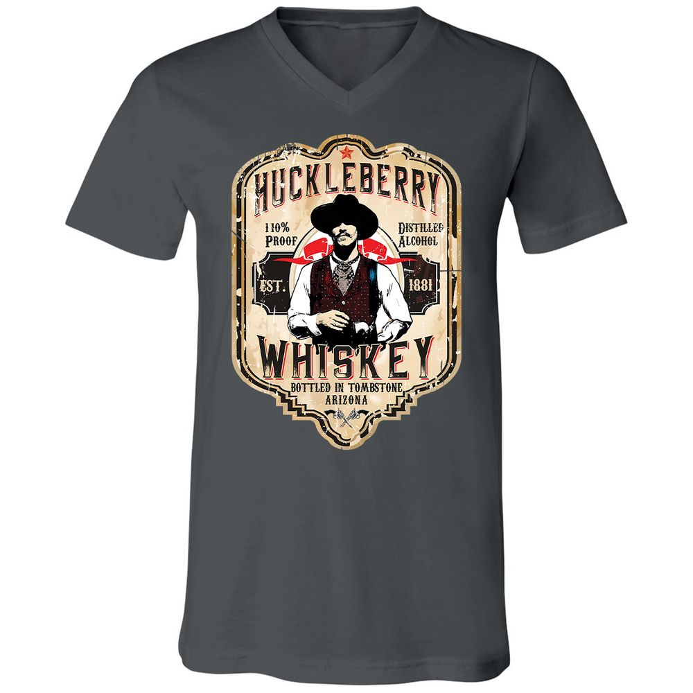 Huckleberry Whiskey Label - Asphalt - 12