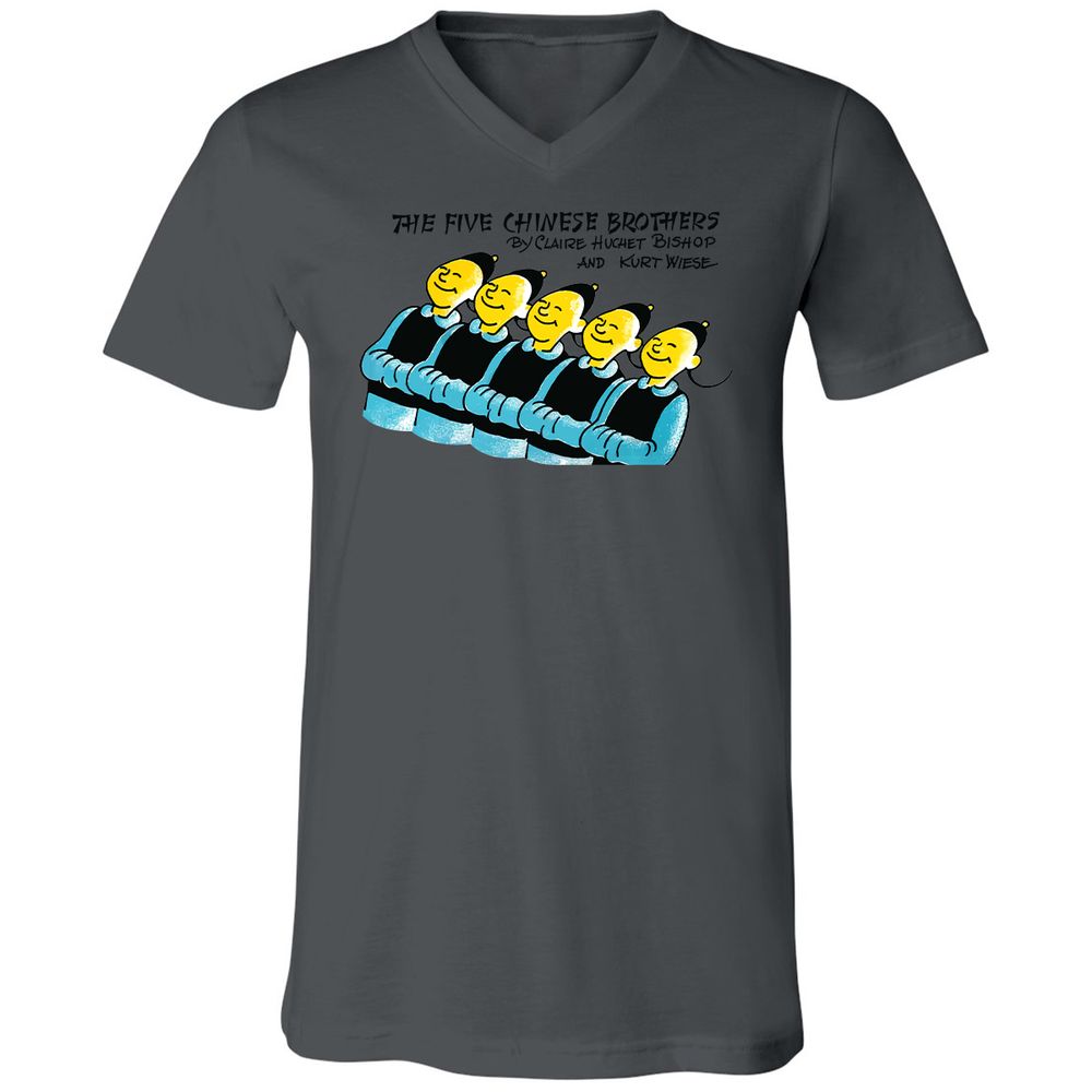 Unisex V-Neck T-Shirt - AMZ1GJRB - Asphalt - 12