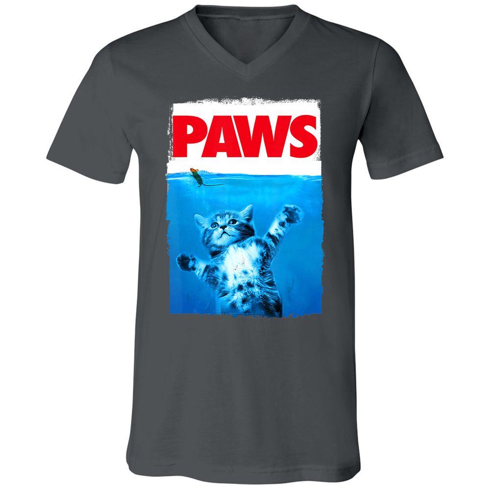 Unisex V-Neck T-Shirt - WRN42W1T - Asphalt - 12