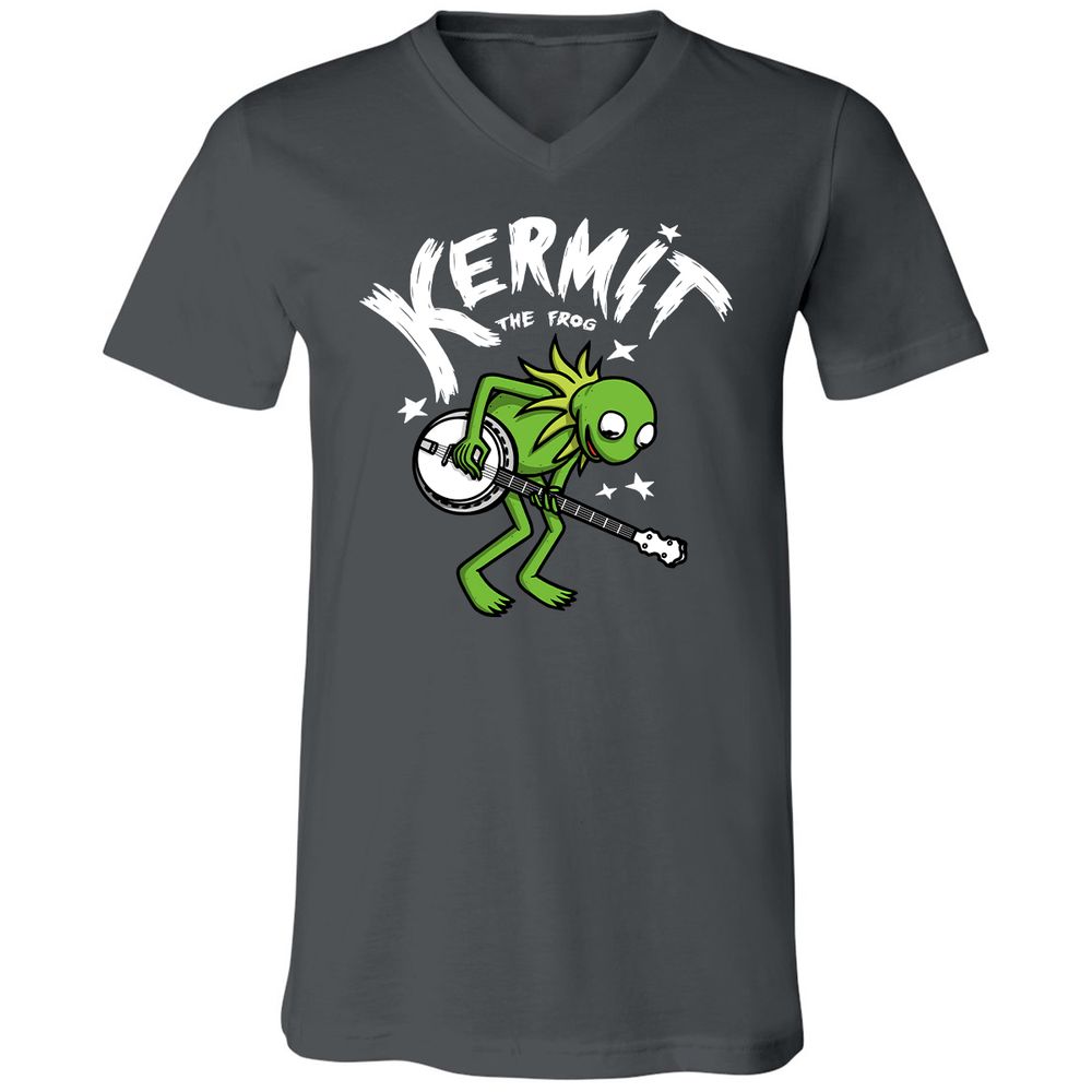 Unisex V-Neck T-Shirt - RGU2332C - Asphalt - 12