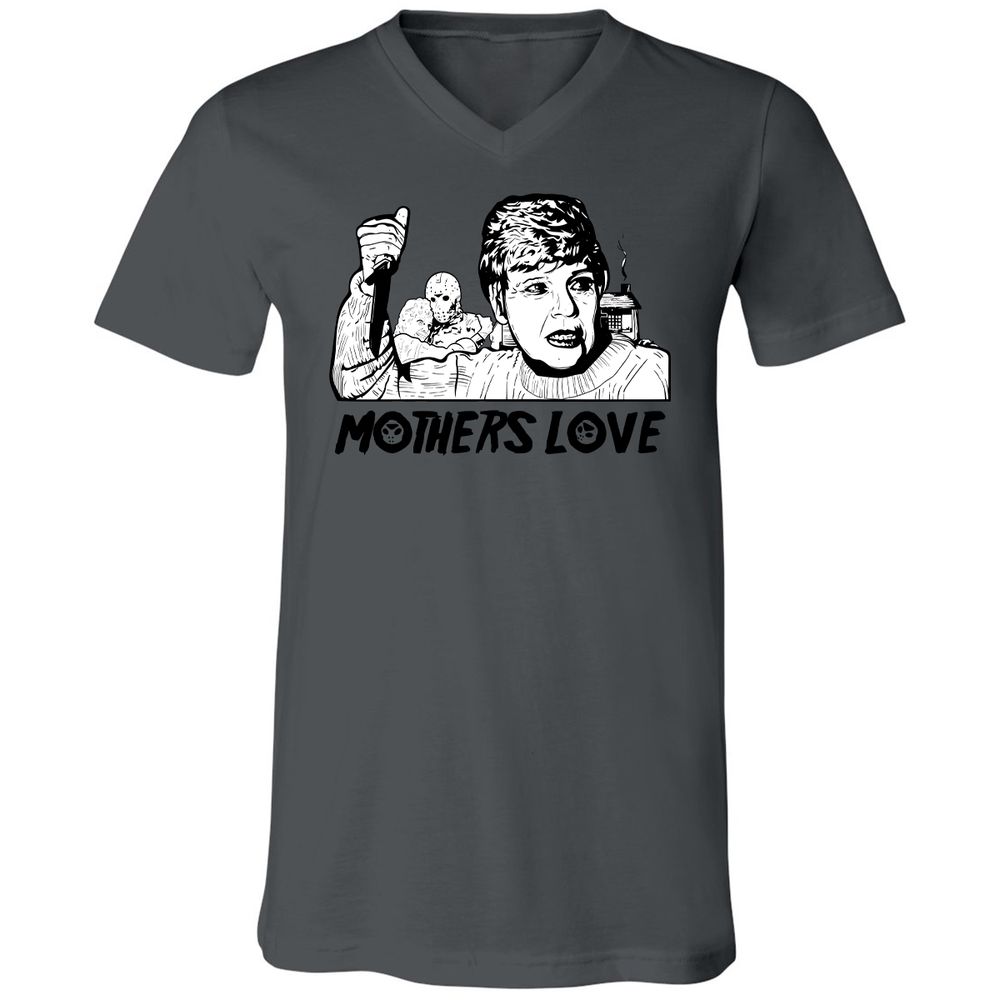 Unisex V-Neck T-Shirt - 9K87UWFA - Asphalt - 12