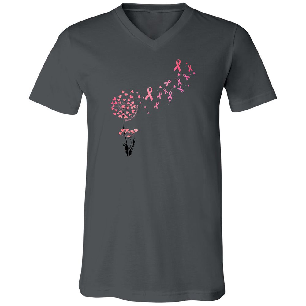Unisex V-Neck T-Shirt - 7TV9PNH8 - Asphalt - 12
