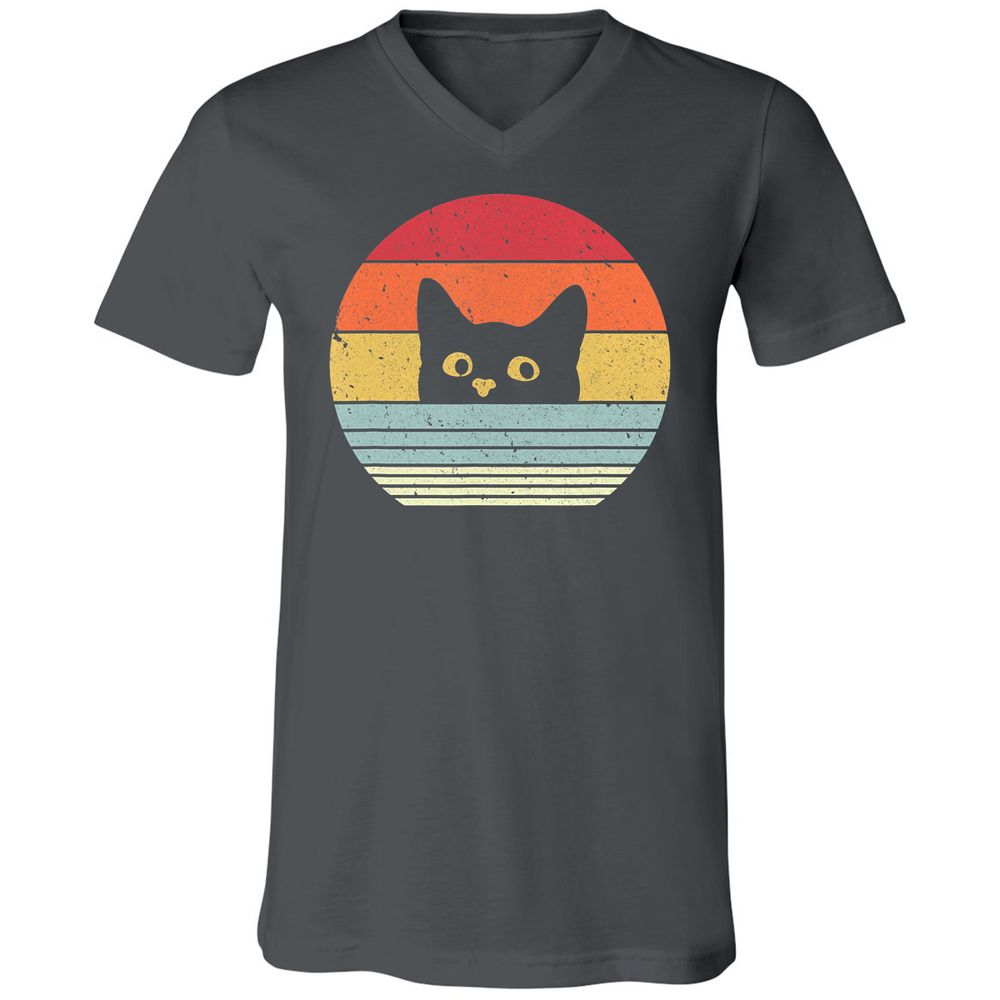 Unisex V-Neck T-Shirt - 28C9JHL5 - Asphalt - 12