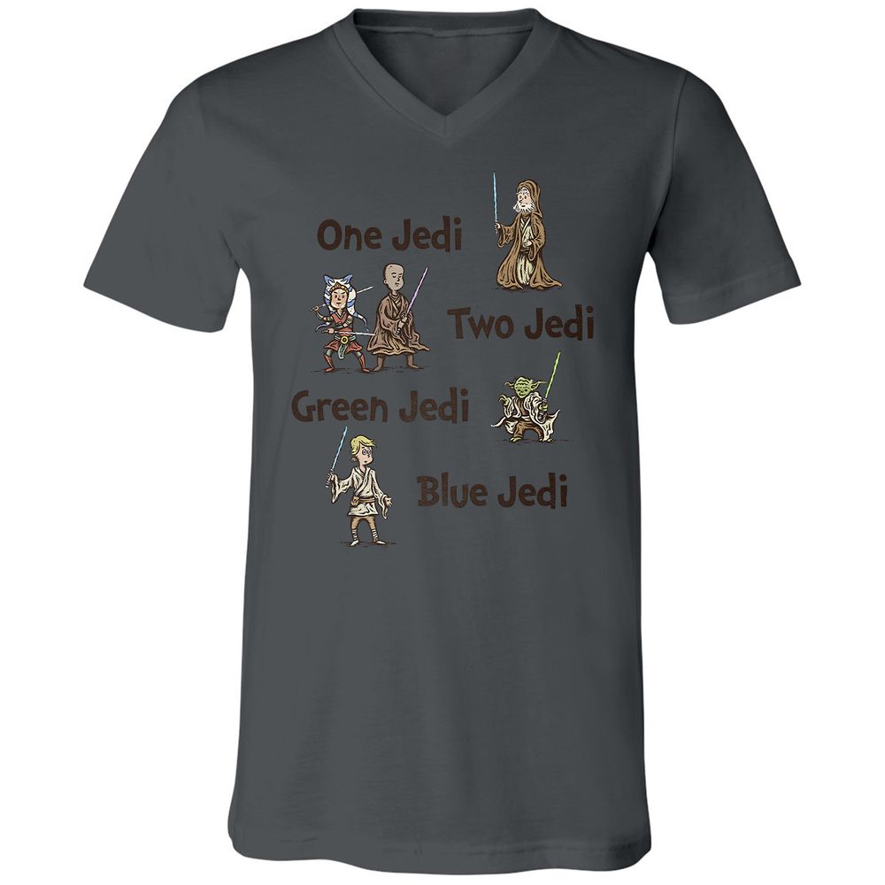 Unisex V-Neck T-Shirt - 6KPWVS2Z - Asphalt - 12